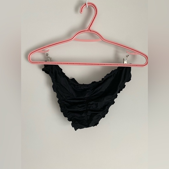 Black Curly Bikini Bottom - Picture 2 of 2